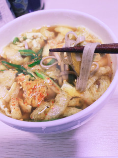 寒い日の朝ごはんに☆カレー蕎麦-レシピのメイン写真