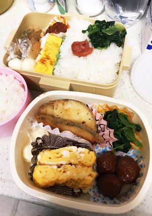 ♡愛妻弁当♡娘弁当♡ありあわせ弁当♡-レシピのメイン写真