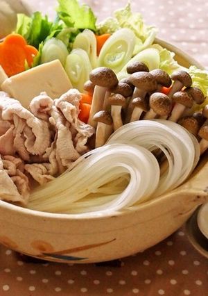 マロニーのごま豆乳鍋-レシピのメイン写真
