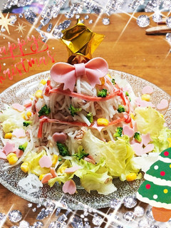 大根サラダ(クリスマスバージョン)-レシピのメイン写真
