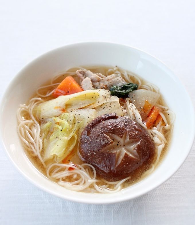 簡単・具沢山【鍋風にゅうめん】素麺・煮麺 by mieuxkanon