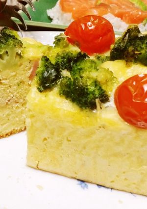 簡単混ぜて焼くだけ！おいしいケークサレ-レシピのメイン写真