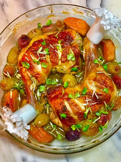 2321ローストチキンフルーツカクテル-レシピのメイン写真