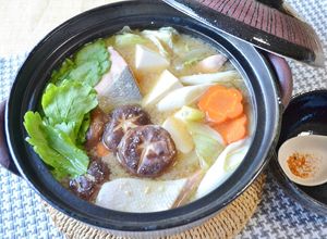 鮭と冬野菜たっぷり！簡単石狩鍋♪-レシピのメイン写真