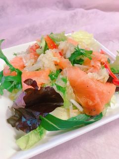 スモークサーモンのマリネサラダ-レシピのメイン写真