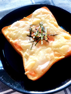 明太もちチーズトースト-レシピのメイン写真