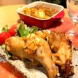 手羽元旨辛チキン♬オーブンで焼くだけ!