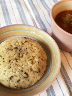 炊飯器で簡単☆ピラフ風たらこバター-レシピのメイン写真