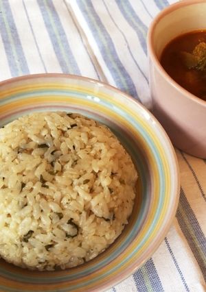 炊飯器で簡単☆ピラフ風たらこバター-レシピのメイン写真