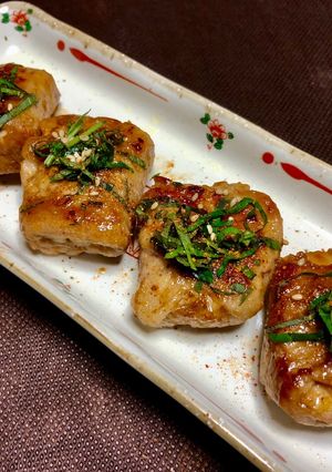 油揚げ豚肉巻きのポン酢甘辛焼き★おつまみ-レシピのメイン写真