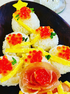 クリスマスツリーお寿司☆-レシピのメイン写真