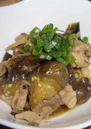 なすと豚肉の煮物-レシピのメイン写真