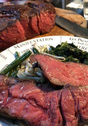 中心レアの絶対失敗しないローストビーフ-レシピのメイン写真