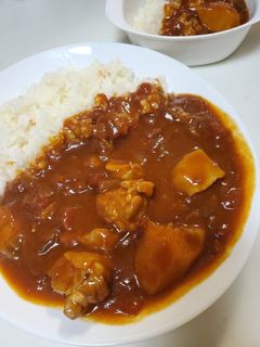 すき焼きの残り消費☆トマトカレー☆簡単-レシピのメイン写真