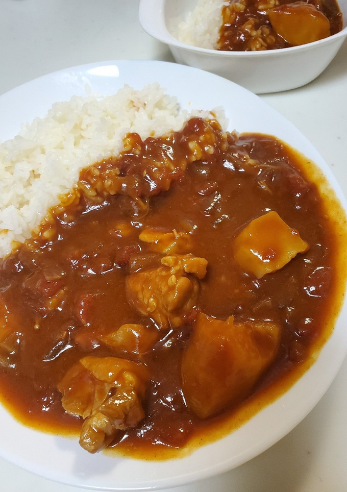 すき焼きの残り消費☆トマトカレー☆簡単-レシピのメイン写真