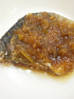 南房総市給食◆さばのねぎソースがけ-レシピのメイン写真
