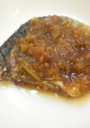 南房総市給食◆さばのねぎソースがけ-レシピのメイン写真