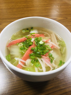 簡単!白菜の中華風ほっこりスープ-レシピのメイン写真