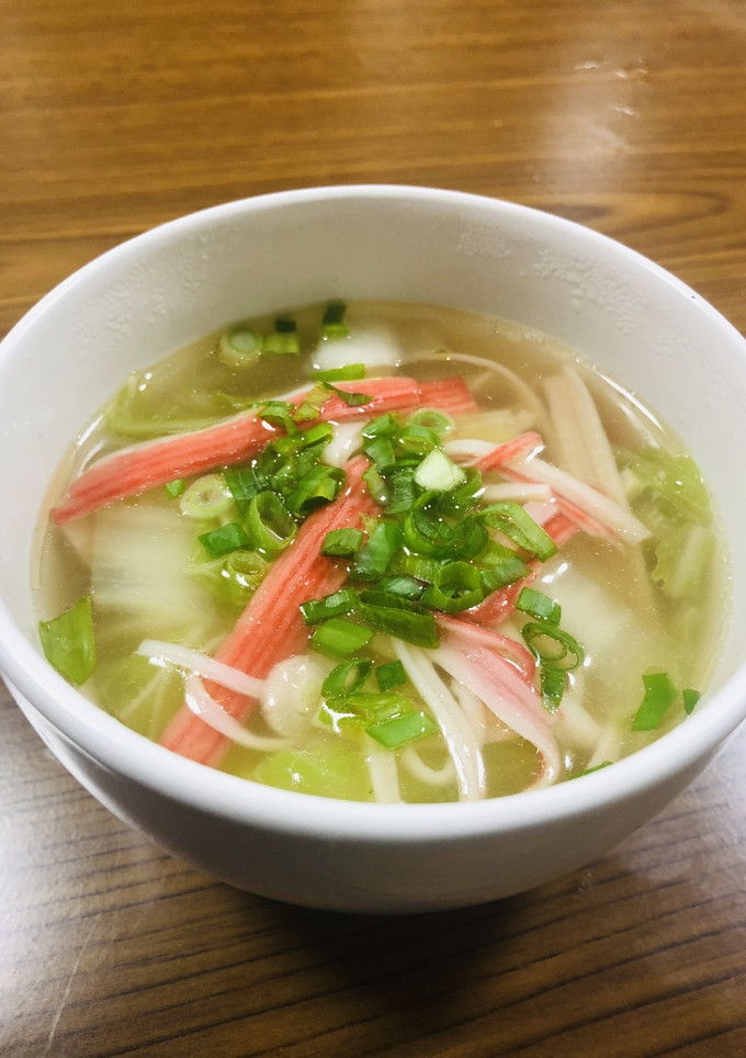 簡単！白菜の中華風ほっこりスープ-レシピのメイン写真