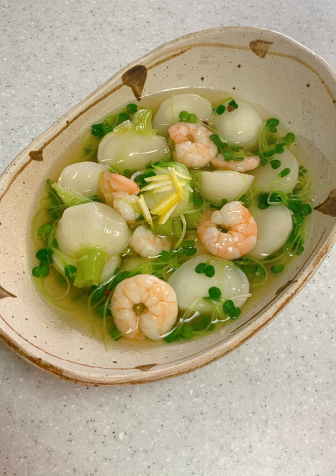 カブとエビのくず煮-レシピのメイン写真