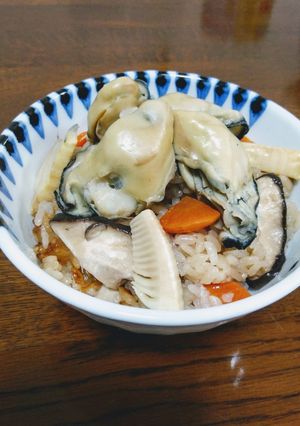 炊飯器で！中華風牡蠣おこわ-レシピのメイン写真