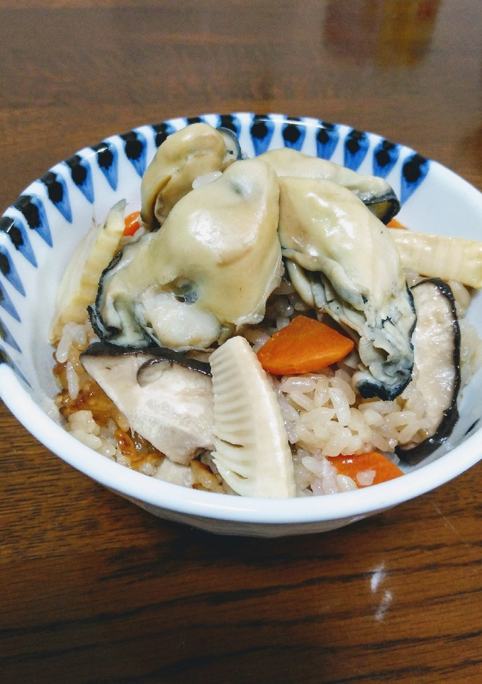 炊飯器で！中華風牡蠣おこわ-レシピのメイン写真