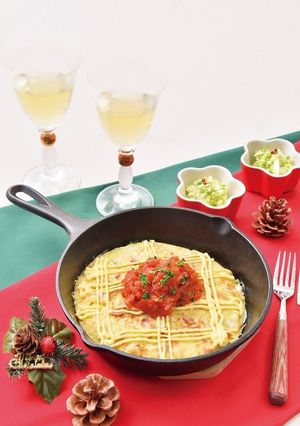 スキレットde白菜のお好み焼き-レシピのメイン写真