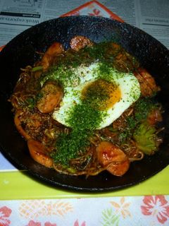 深夜食堂からソース焼きそば目玉焼きのせ-レシピのメイン写真