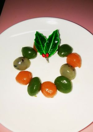 塩分少なめクリスマスリース-レシピのメイン写真