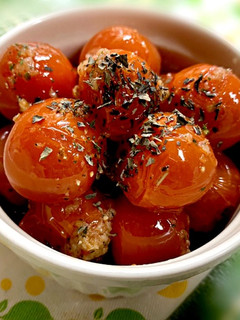 簡単!ミニトマトのにんにくソテー♪-レシピのメイン写真