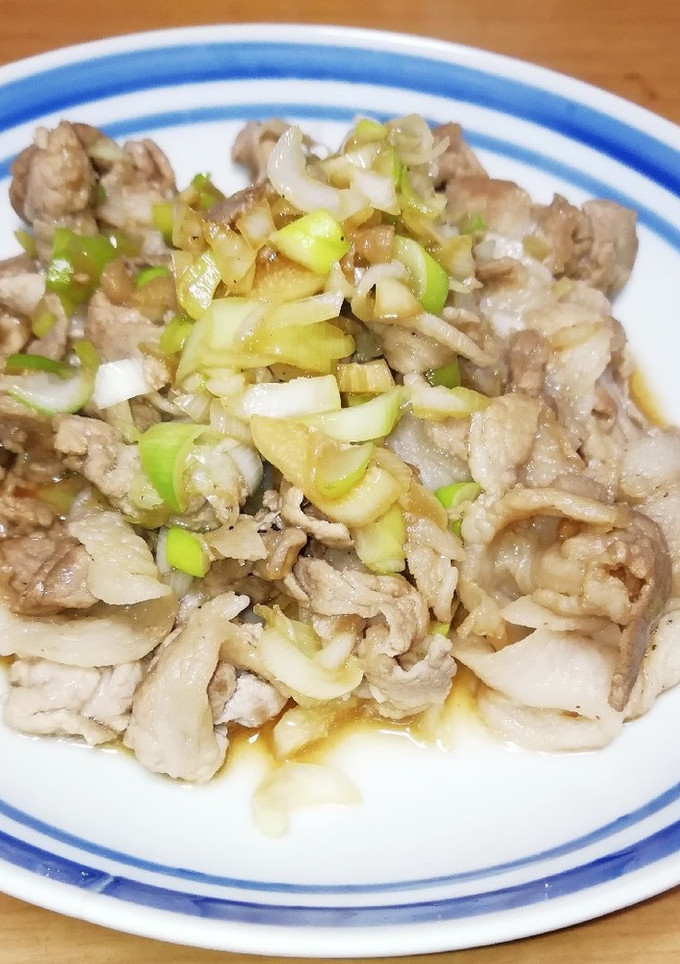 豚肉とネギの醤油炒め-レシピのメイン写真