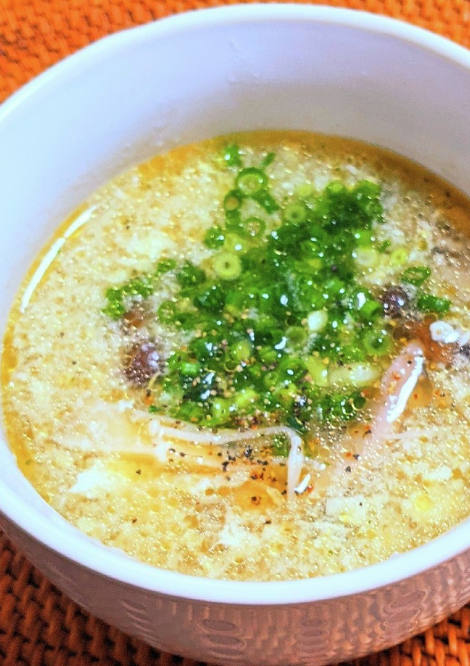 たっぷりキノコと卵のスープ-レシピのメイン写真