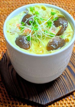 シメジ入り茶碗蒸し-レシピのメイン写真