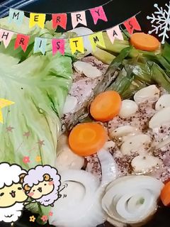 【出稼ぎメシ】野菜と肉を焼いたやつ!-レシピのメイン写真