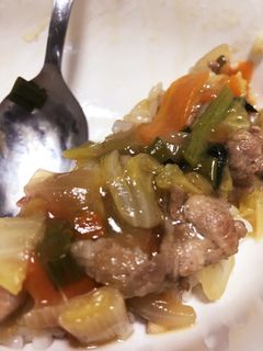 八宝菜 中華丼-レシピのメイン写真