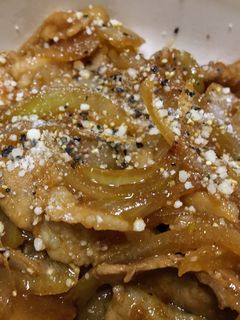 ローストチキンのソースで洋風すた丼!-レシピのメイン写真