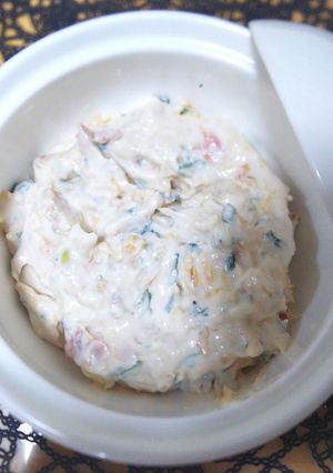 チーズディップ梅おかか風味♪-レシピのメイン写真