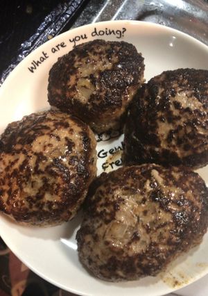 旦那喜ぶ我が家のハンバーグ♡-レシピのメイン写真