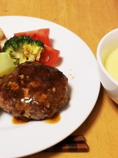 無添加 ハンバーグ 本格派 玉子なしOK-レシピのメイン写真