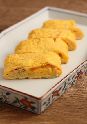 簡単！しらすと小エビの卵焼き-レシピのメイン写真