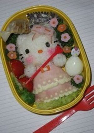 キャラ弁☆キティ♪おにぎり-レシピのメイン写真