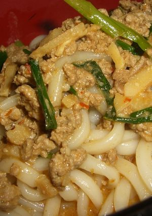 濃厚まろやか☆豆乳坦々うどん(汁なし）-レシピのメイン写真