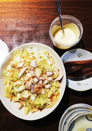 レタスとキャベツで鶏肉サラダ★☆-レシピのメイン写真
