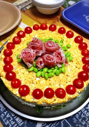 パーティー必須!寿司ケーキ-レシピのメイン写真