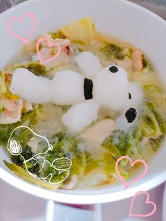 白菜と豚バラ肉のミルフィーユ鍋♡-レシピのメイン写真