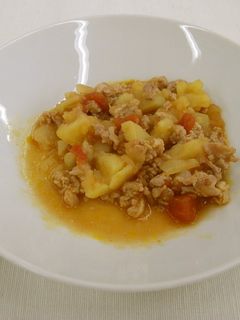 【離乳食後期】豚肉のトマト煮-レシピのメイン写真