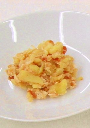 【離乳食中期】鶏ささみのトマトサラダ-レシピのメイン写真