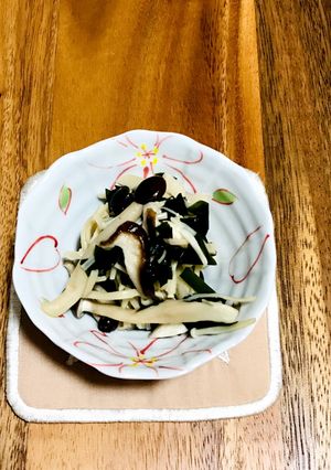 きのことワカメの酢の物-レシピのメイン写真