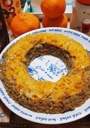 ココアみかんケーキ(簡単)-レシピのメイン写真
