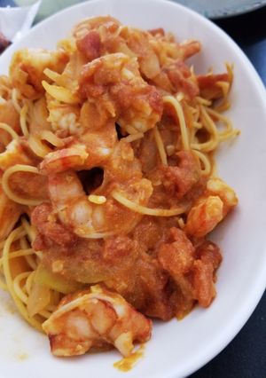 エビのトマトクリームパスタ-レシピのメイン写真